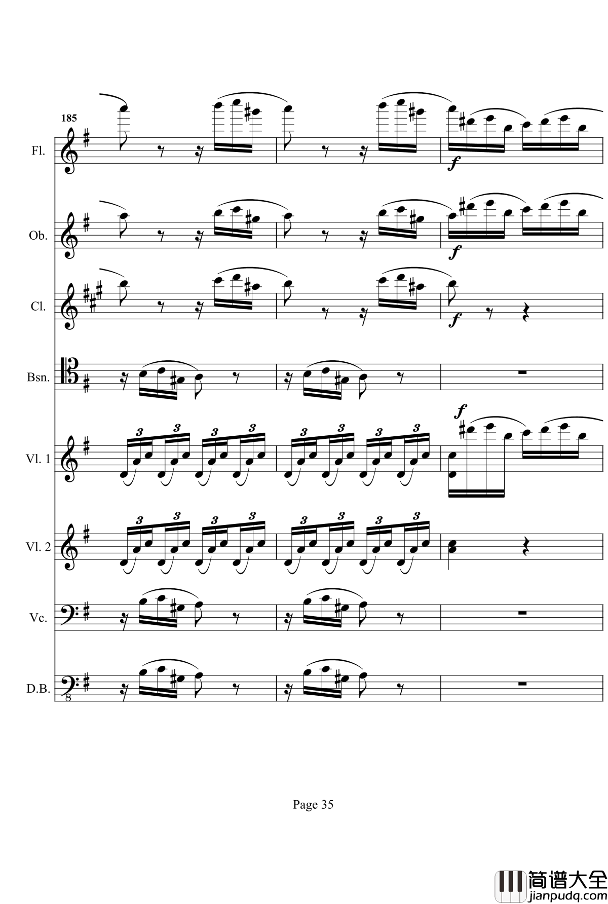 奏鸣曲之交响钢琴谱__第十首_Ⅰ_贝多芬_beethoven