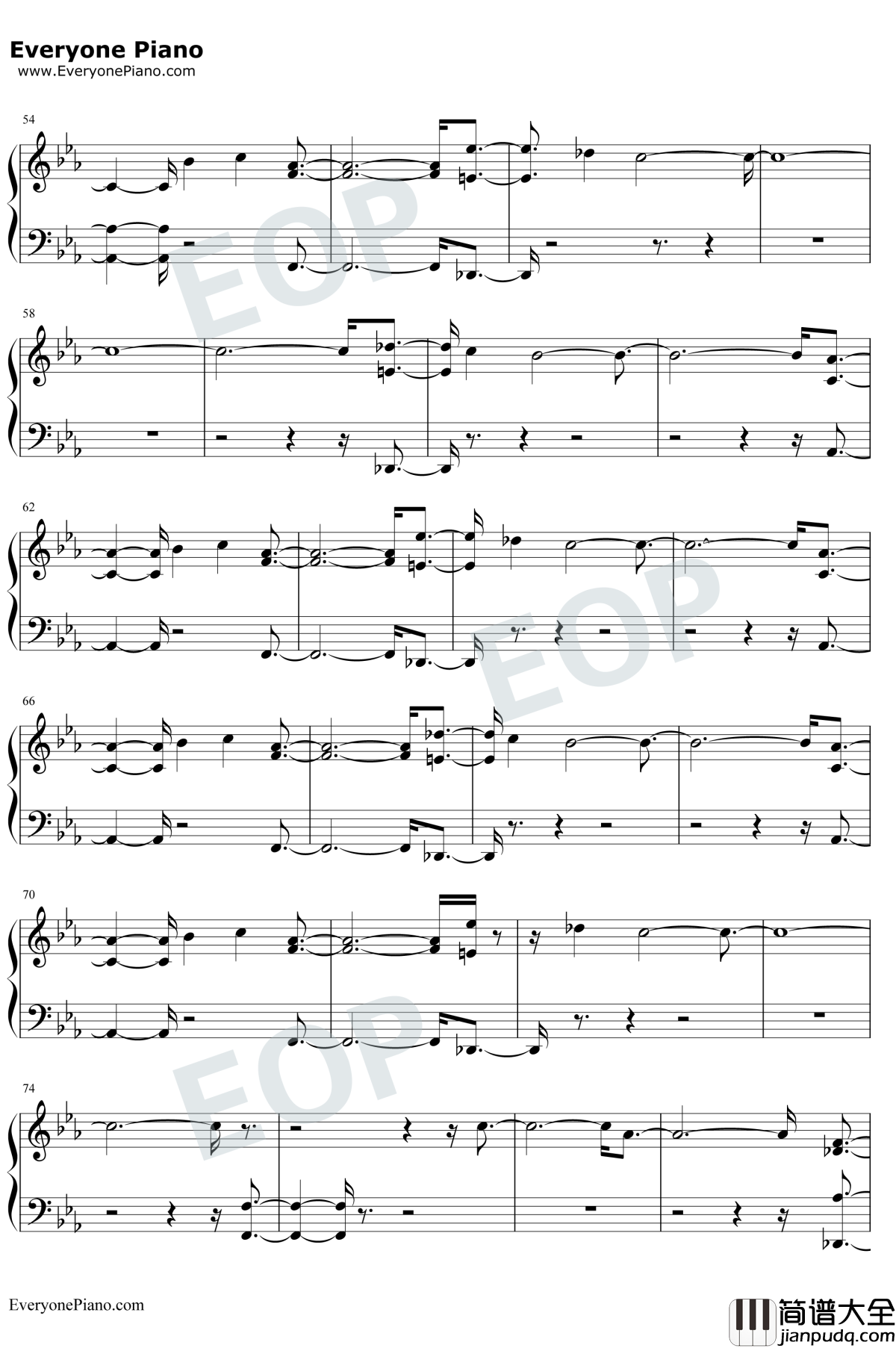 Black_Panther钢琴谱_Kendrick_Lamar