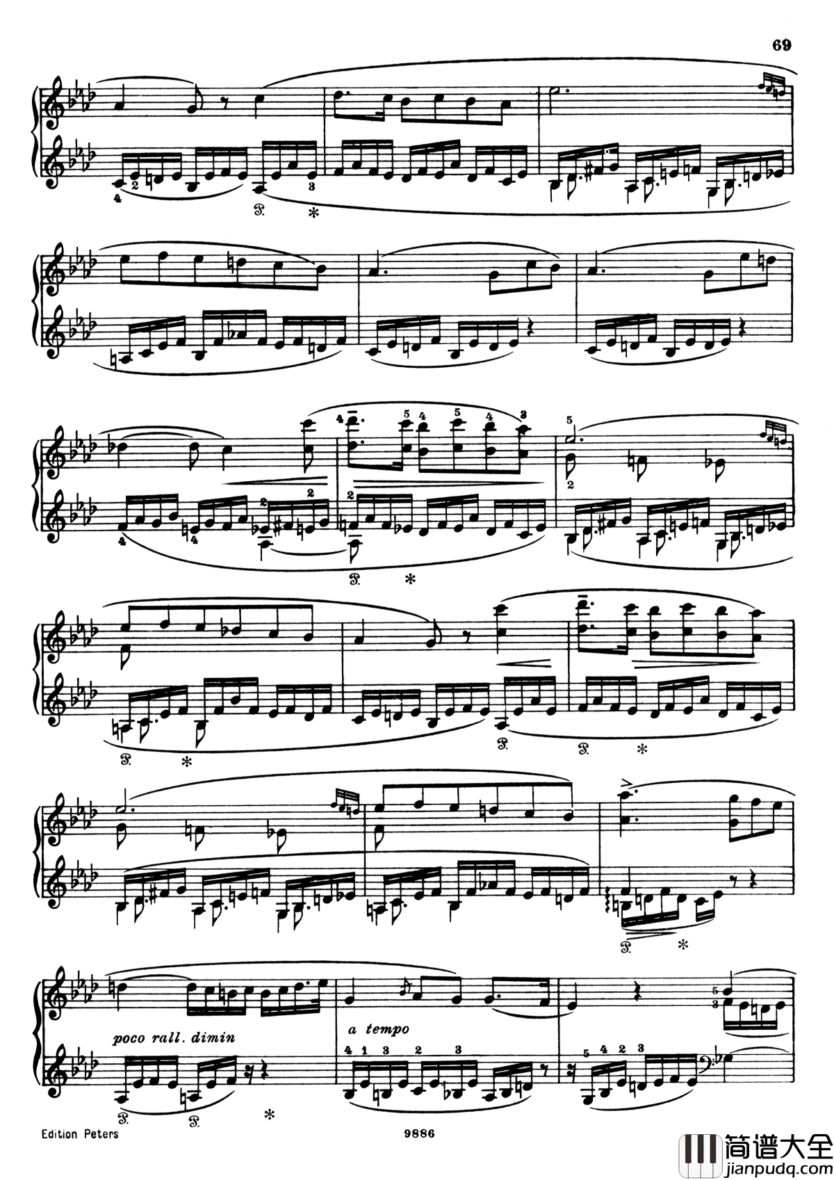 浮士德交响曲_S.108_第二乐章钢琴谱_李斯特