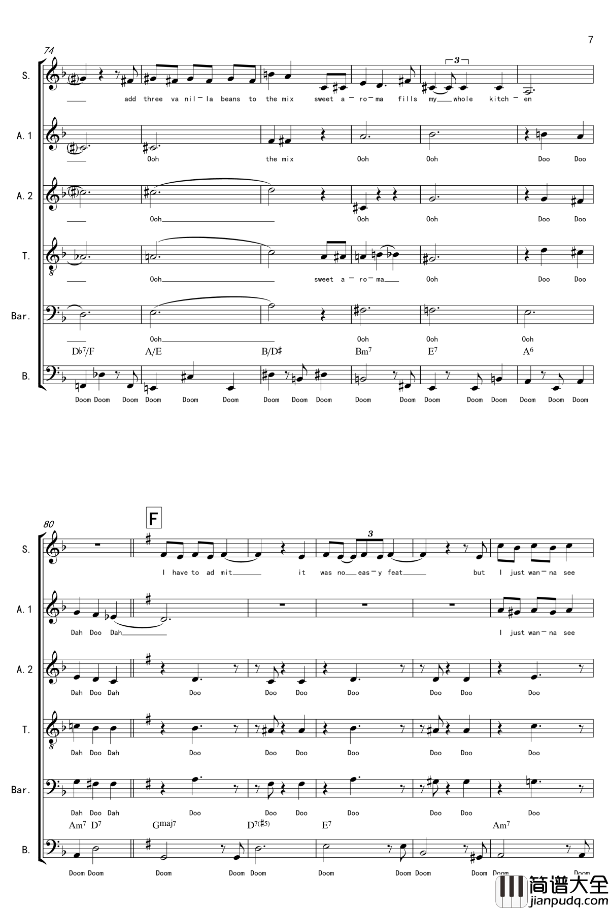 La_Vanille钢琴谱_A_cappella_thisisit2009