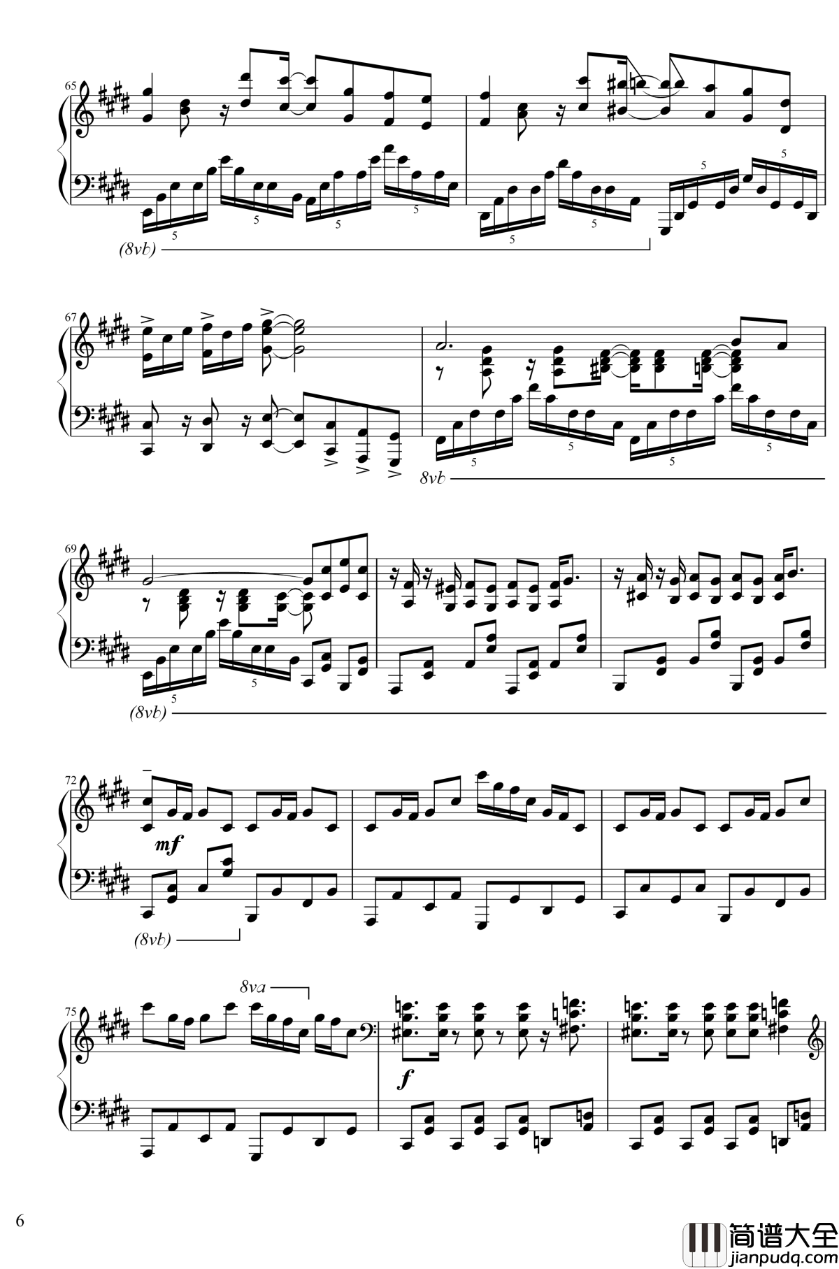 煮えたぎる東方の血钢琴谱_东方曲再编_东方project