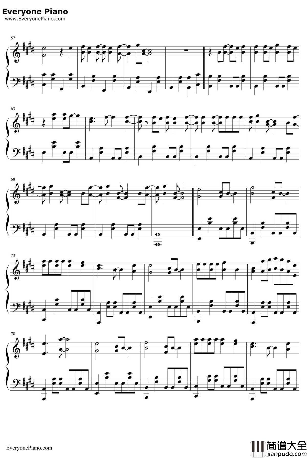 Mean钢琴谱_TaylorSwift