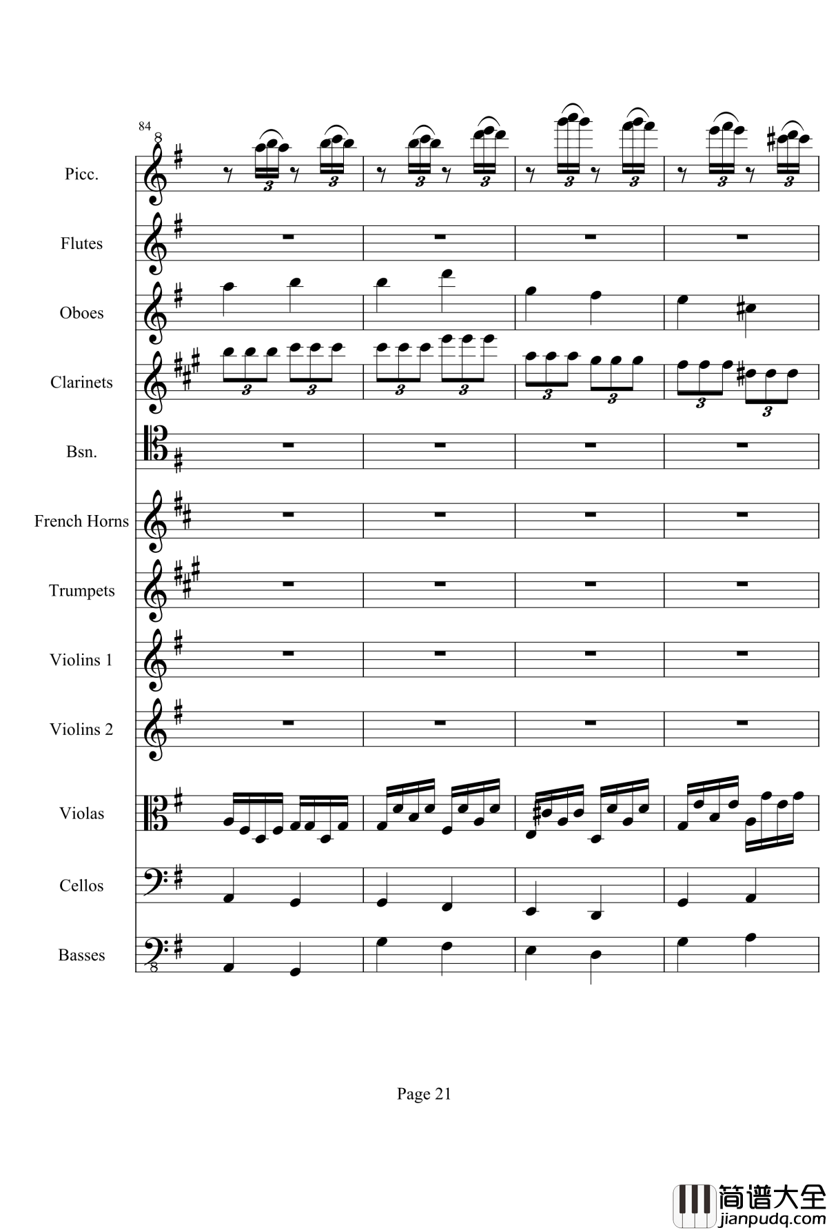 奏鸣曲之交响钢琴谱_第25首_Ⅲ_贝多芬_beethoven