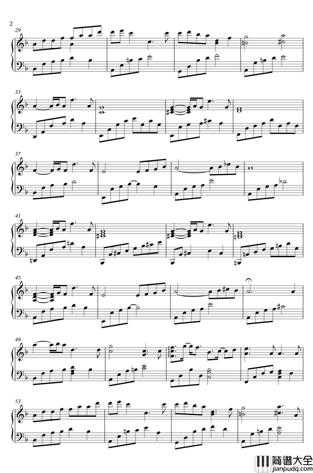 Cerdars_of_Lebanon钢琴谱_steve_Barakatt