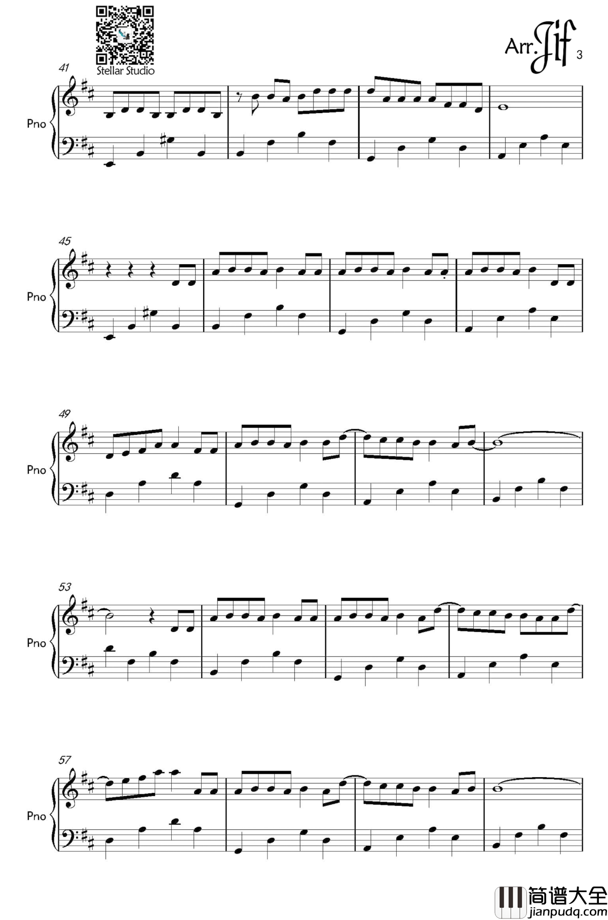 生僻字钢琴谱_陈柯宇