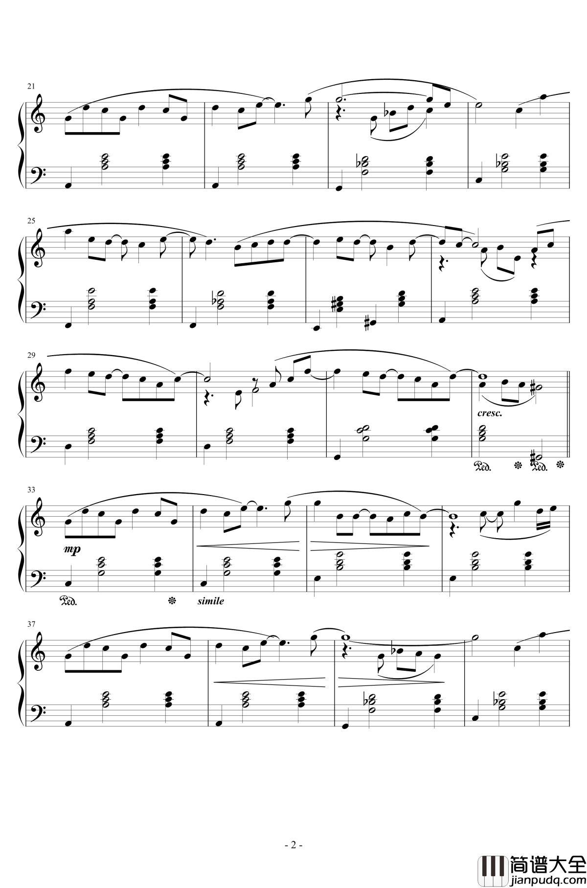 都要微笑好吗钢琴谱_Piano_Version_Angelababy