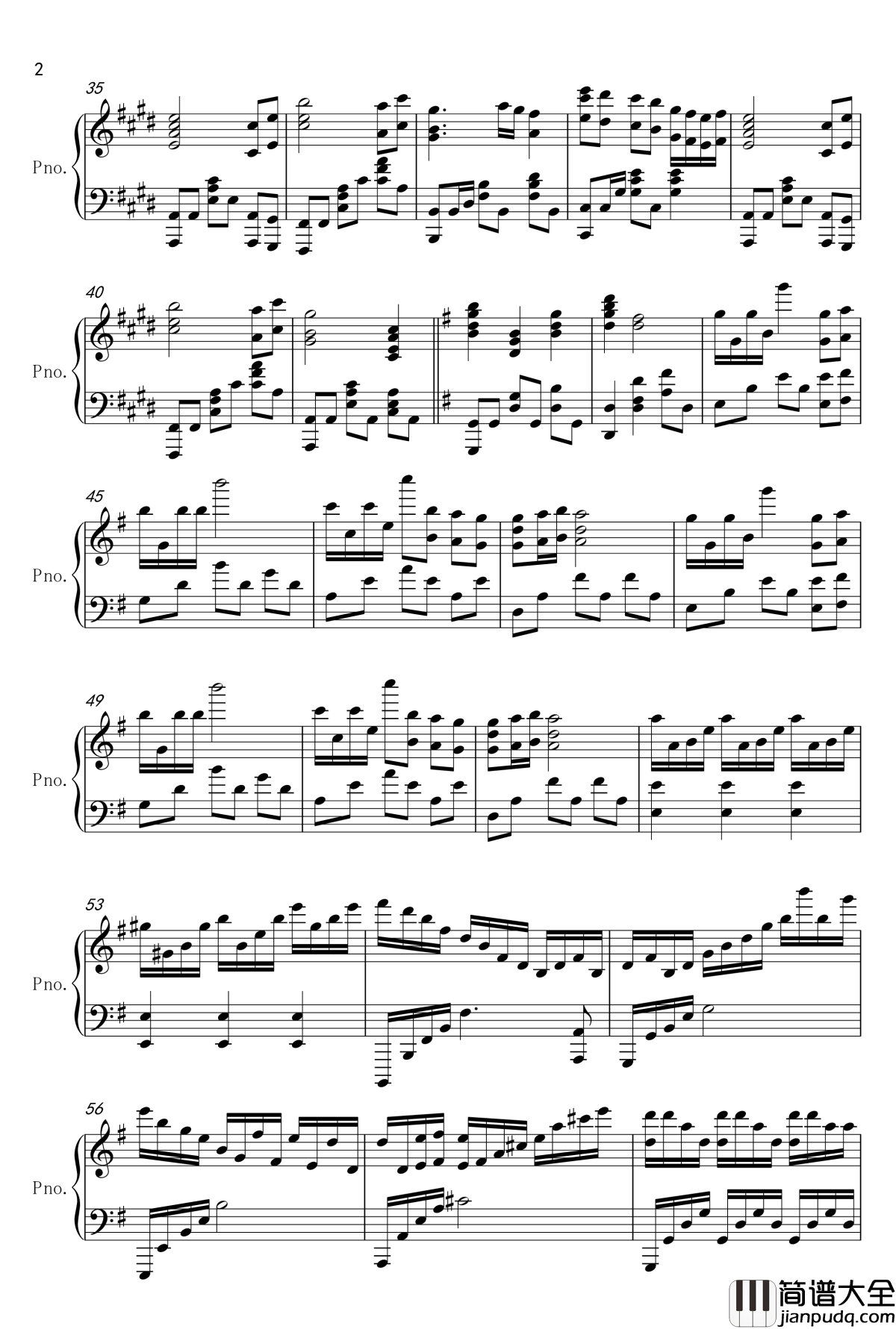 continued_story钢琴谱_叛逆的鲁鲁修T叔版本