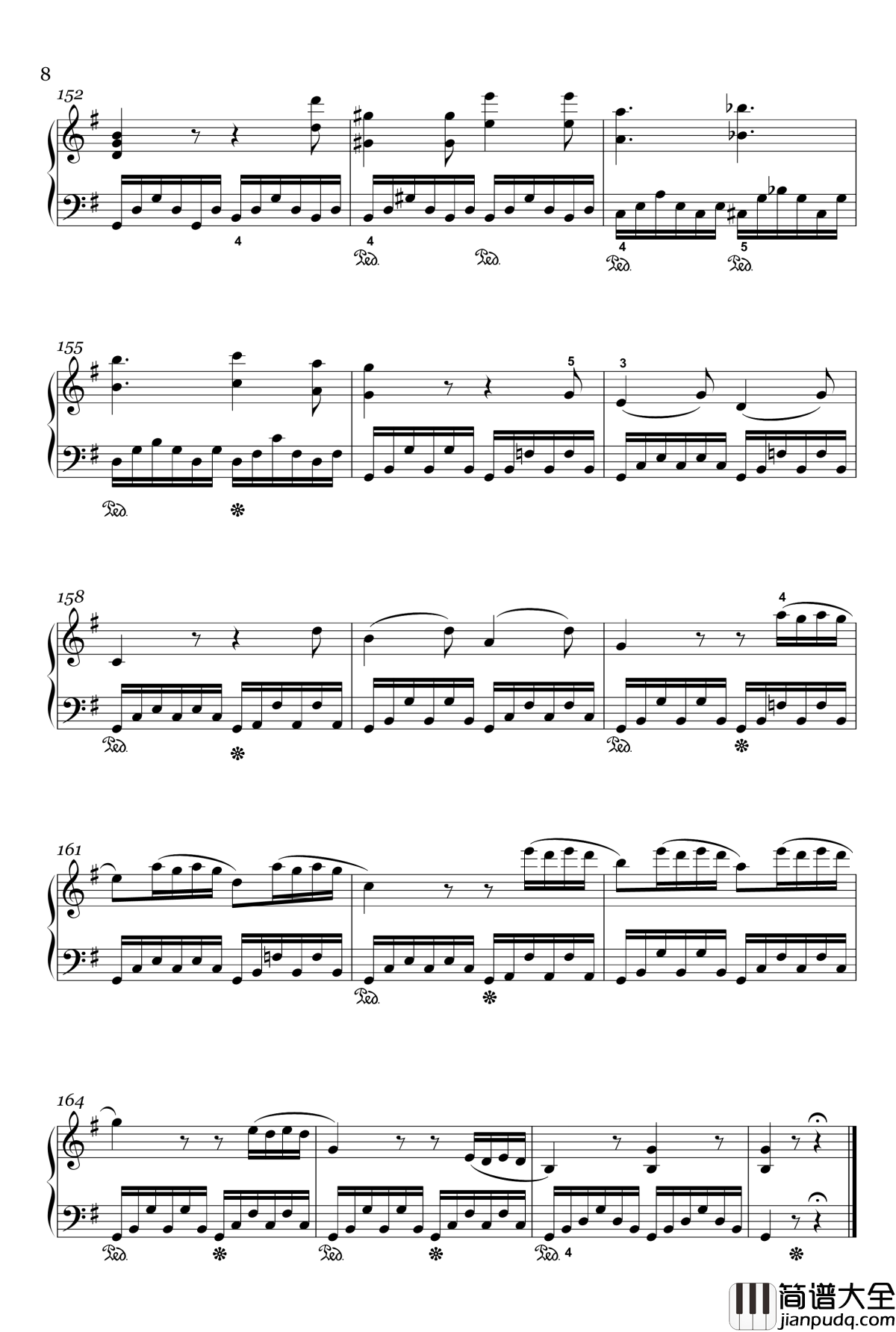 G大调变奏曲钢琴谱_Woo_70_贝多芬_beethoven