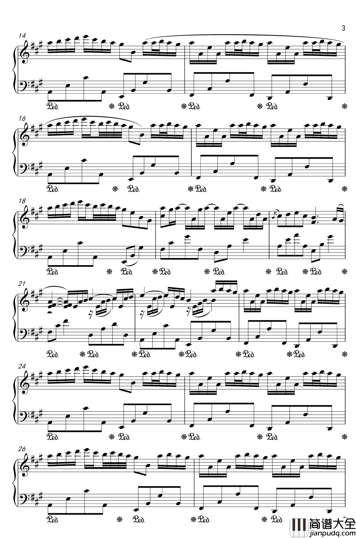river_flows_in_you十周年版钢琴谱_金老师_Yiruma