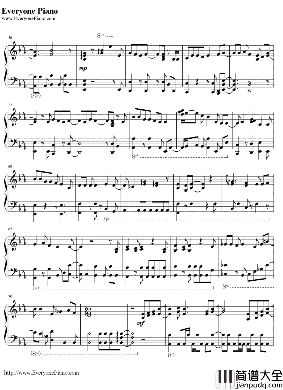 fallen_down钢琴谱_イカロス(早见沙织)__天降之物_插曲