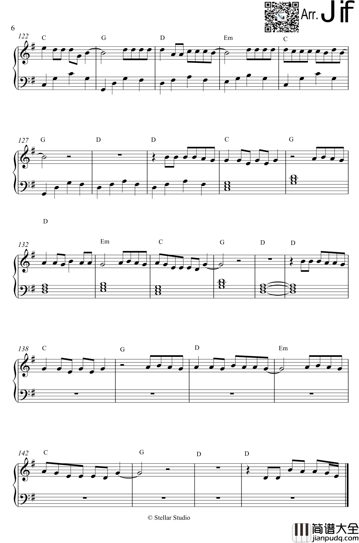 Let_Her_Go钢琴谱_Passenger