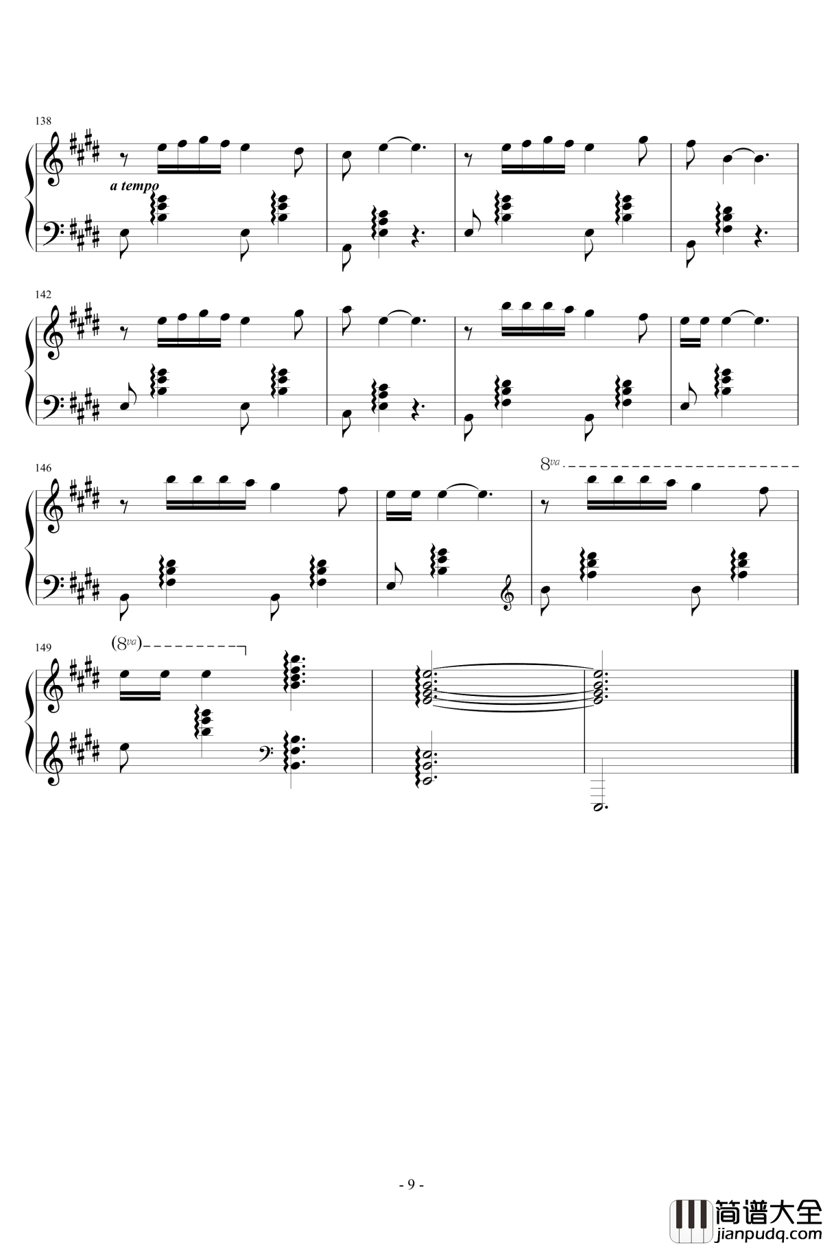 珈百璃主题变奏曲钢琴谱__薇奈的梦_改编_Kunikida_Hanayo