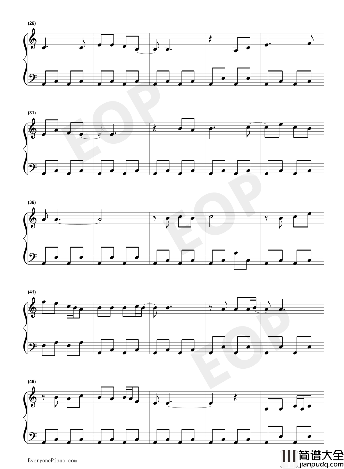 なみだの操钢琴谱_殿さまキングス_涙の操_樱桃小丸子插曲