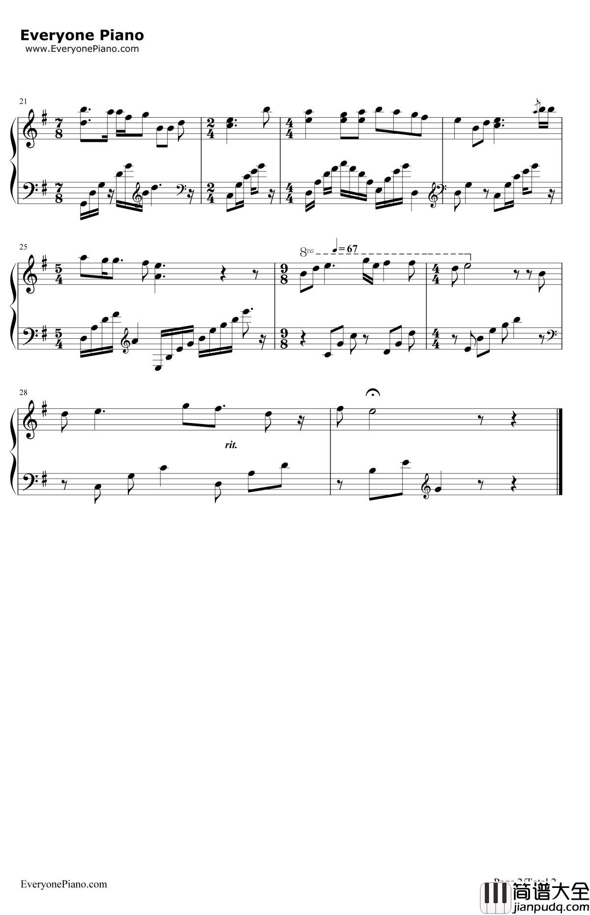 画骨成沙钢琴谱_樱九_仙侠奇缘之花千骨插曲