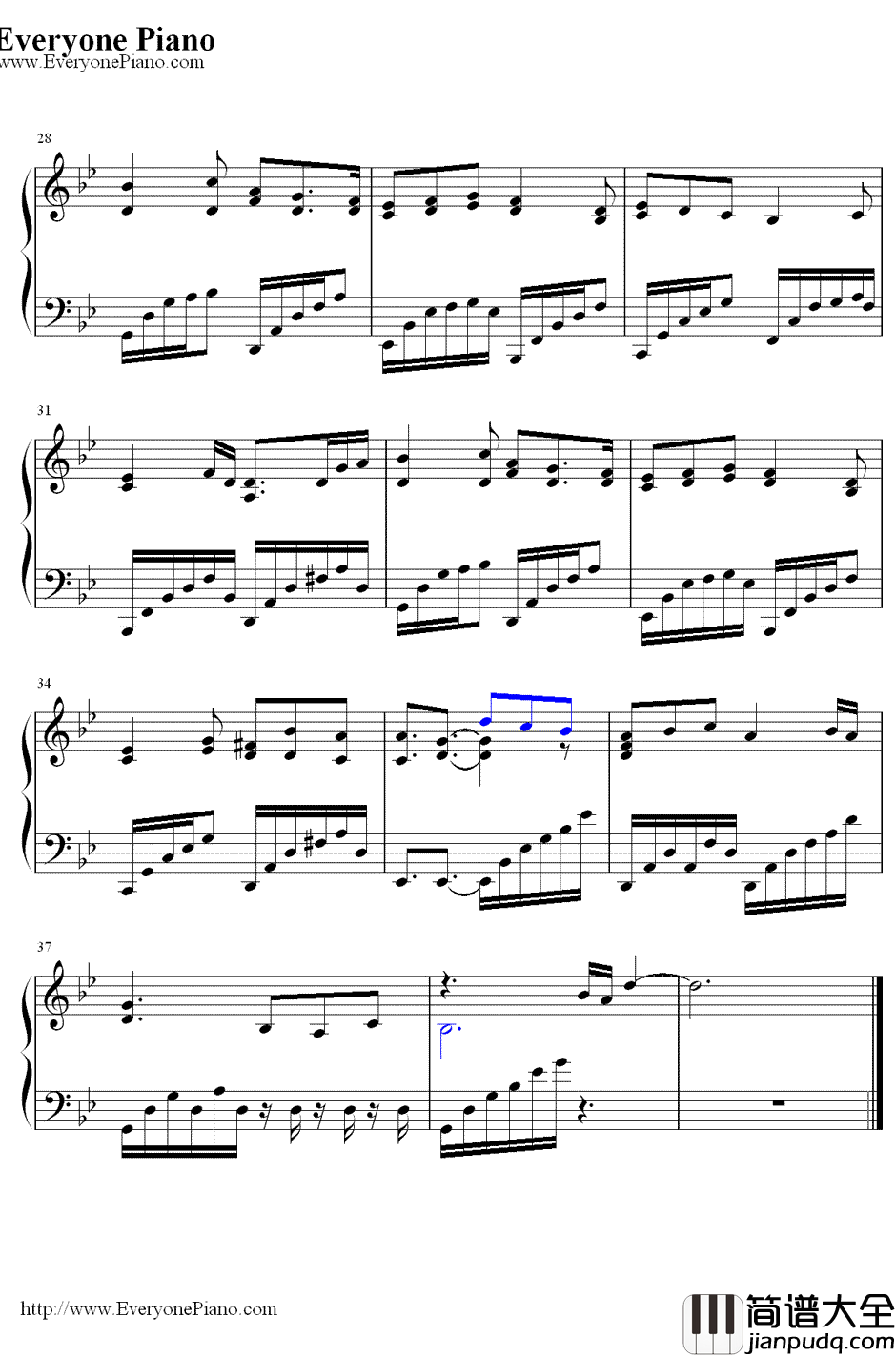 璀璨天空中的寂静(輝く空の静寂には)钢琴谱_Kalafina__黑执事II_插曲