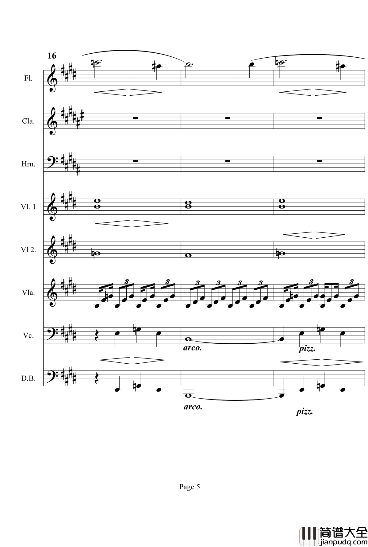 奏鸣曲之交响钢琴谱_第14首_Ⅰ_贝多芬_beethoven