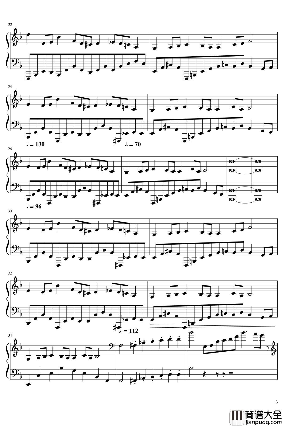 HSE超技练习曲3_钢琴谱_2dgdsvshh