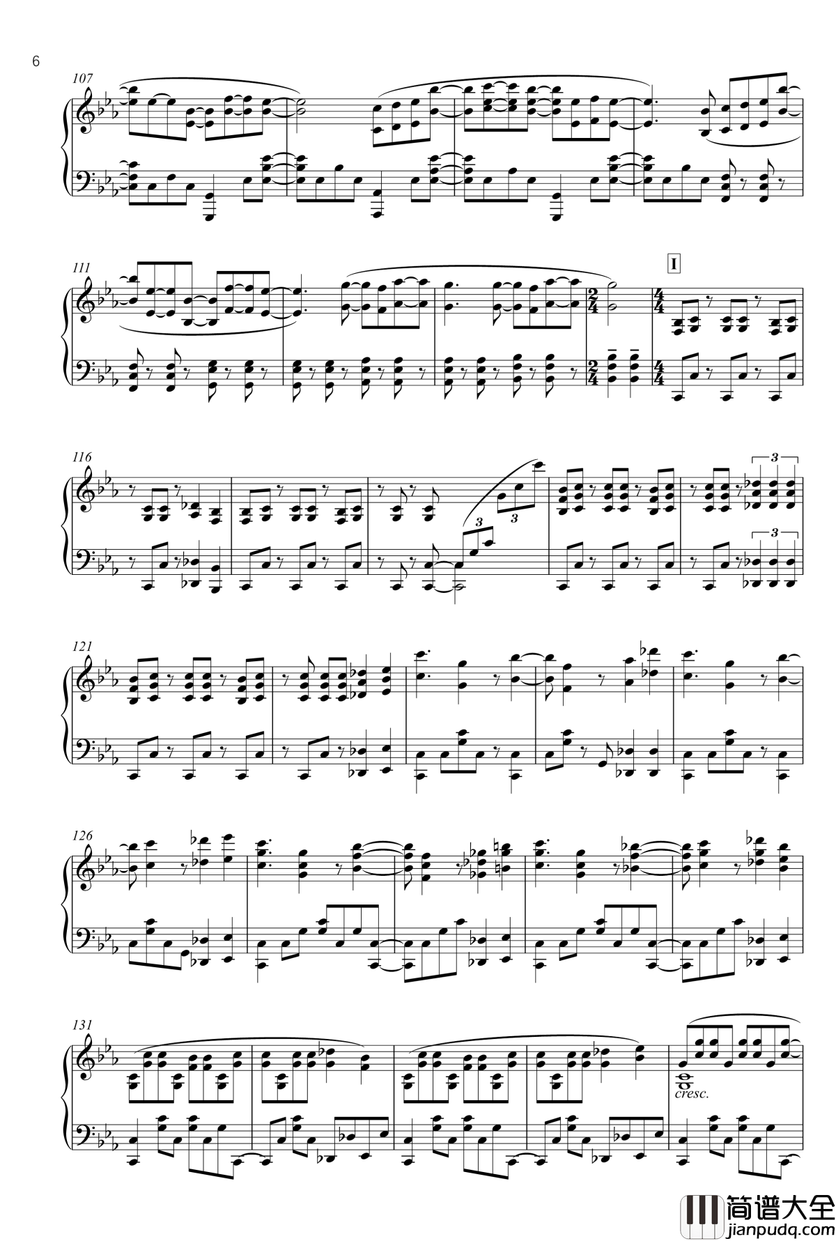 苍蓝钢铁的琶音OP钢琴谱__SAVIOR_OF_SONG_Full_Ver
