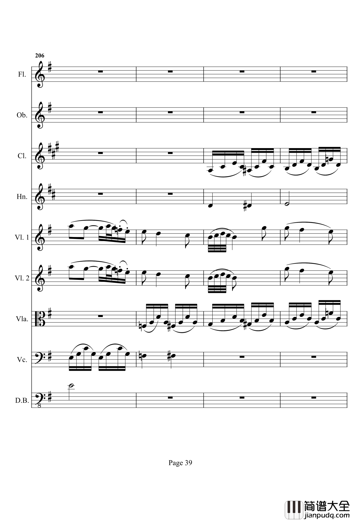 奏鸣曲之交响钢琴谱__第十首_Ⅰ_贝多芬_beethoven