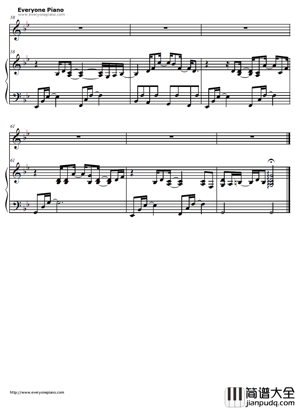 会いたい~LoveThemefrom北へ钢琴谱_ALLEY:A_北へ。~DiamondDustDrops~ED