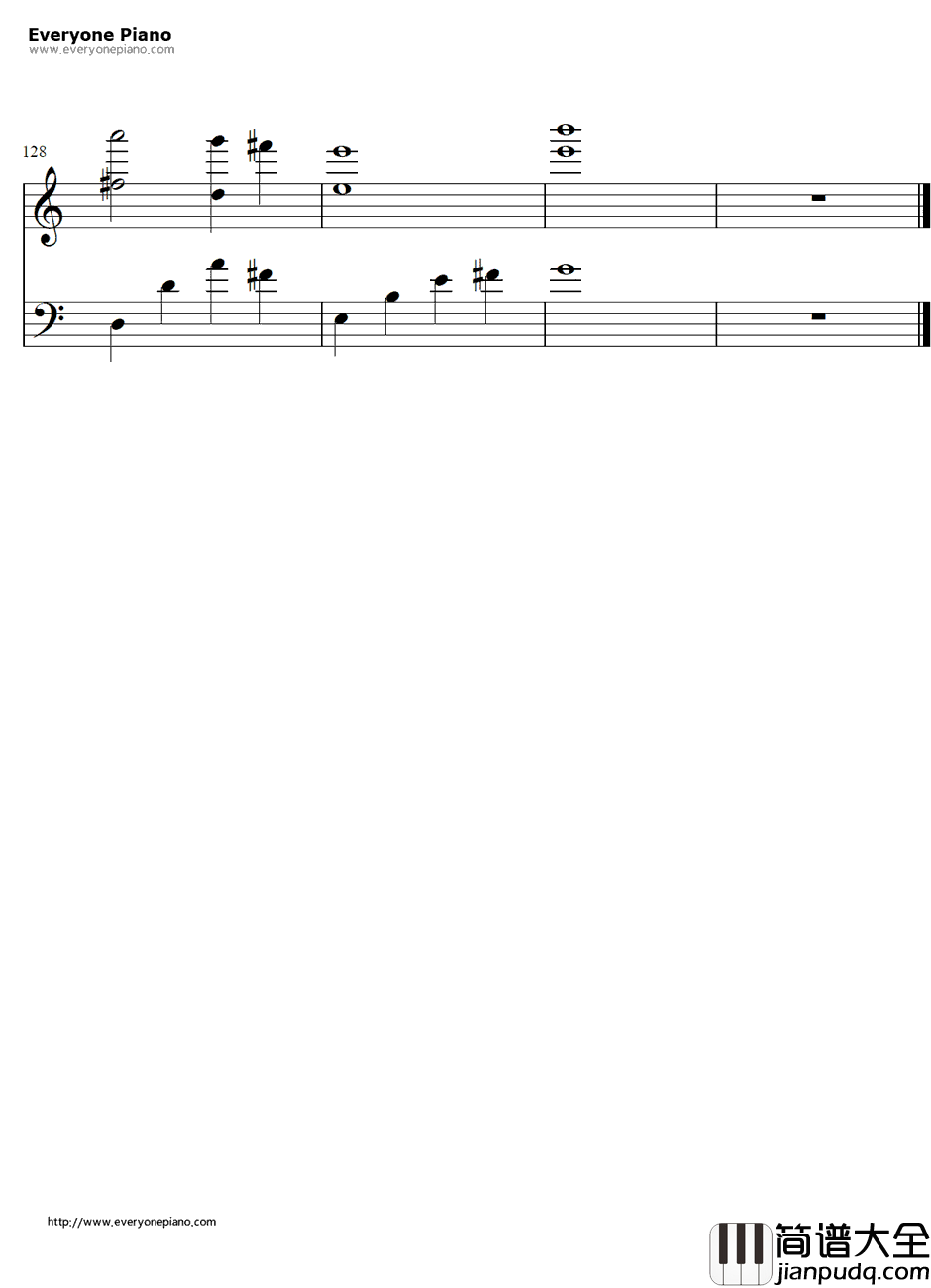 追寻钢琴谱_Music゛◆伤逝ゝ_逝去的回忆