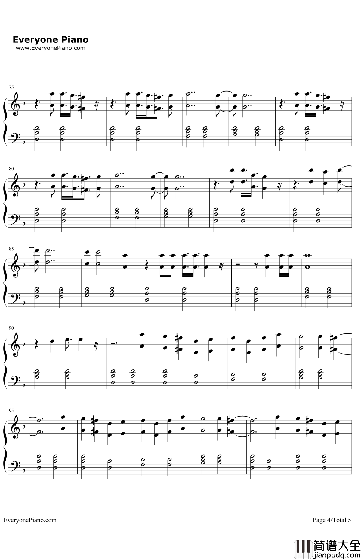 Sledgehammer钢琴谱_Rihanna_星际迷航3:超越星辰主题曲