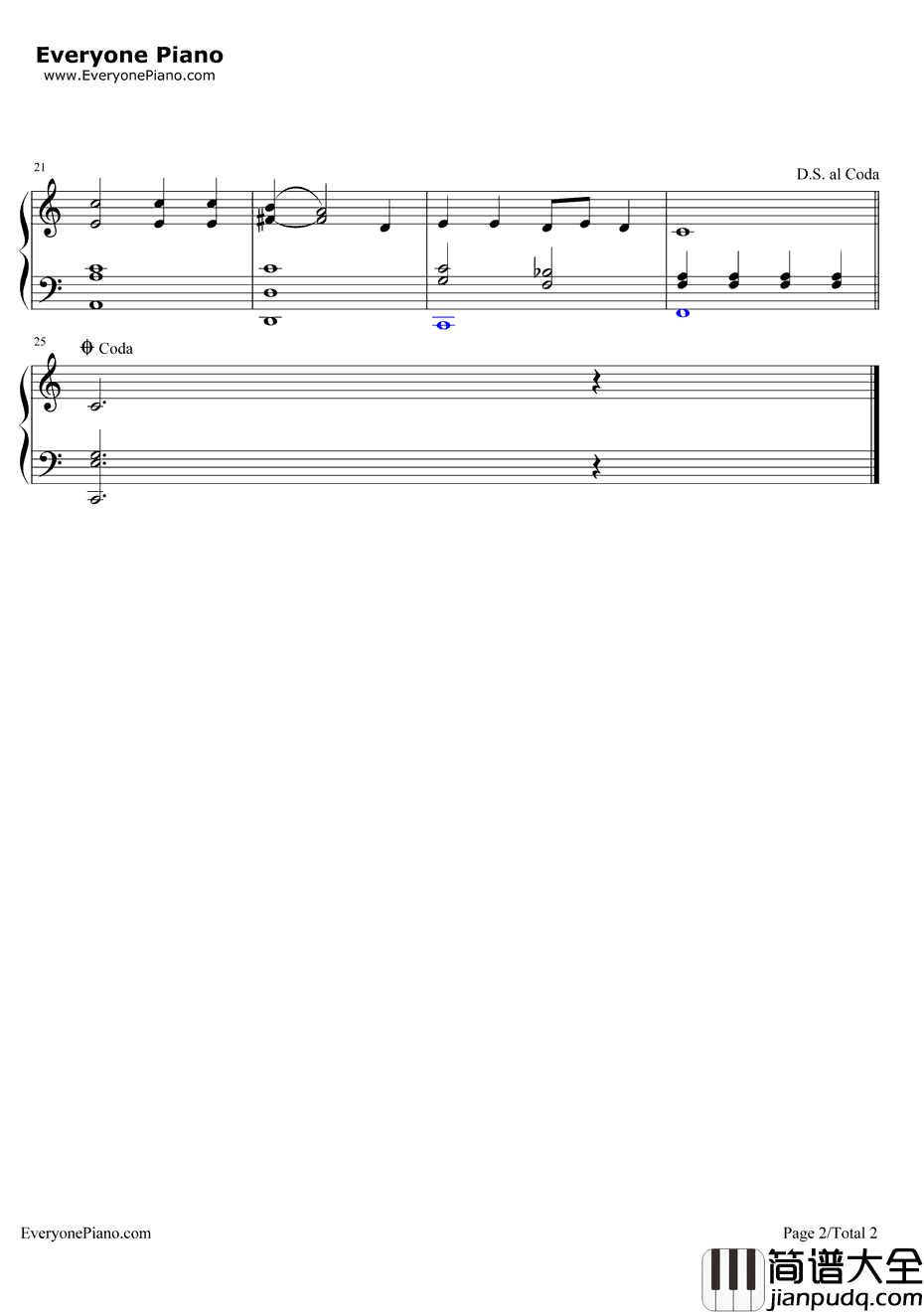 With_a_Little_Help_from_My_Friends钢琴谱_TheBeatles