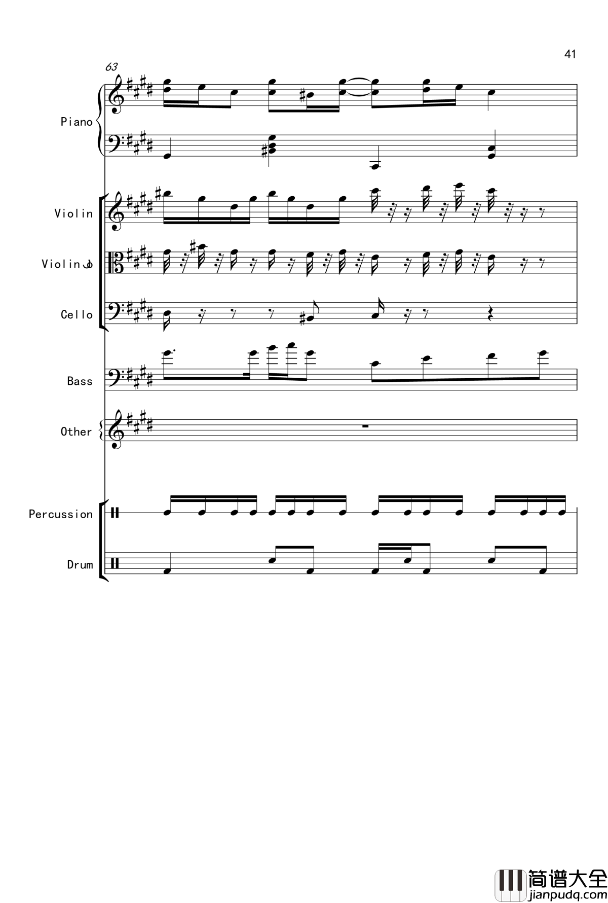 克罗地亚舞曲钢琴谱_Croatian_Rhapsody_马克西姆_Maksim·Mrvica
