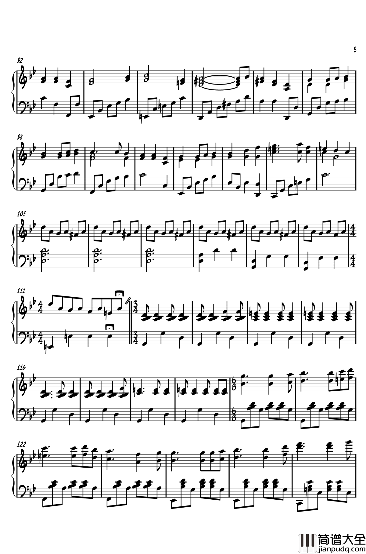 狱一夜钢琴谱_piano_solo_东方曲再编_东方project