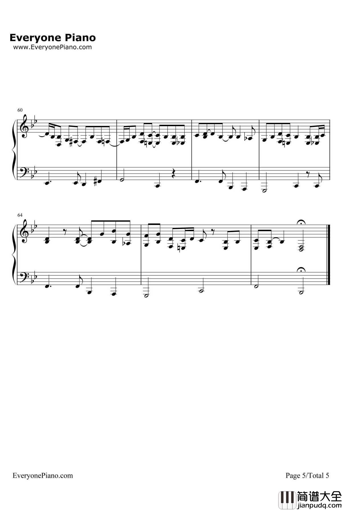 Don't_Know_Why钢琴谱_NorahJones 诺拉·琼斯