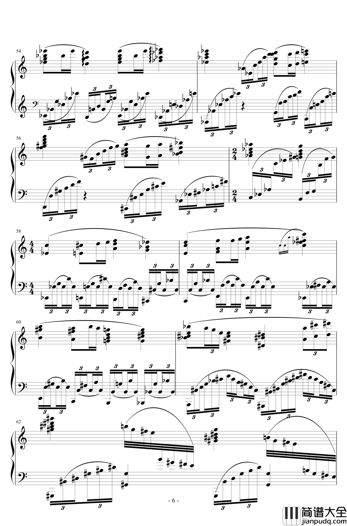 Ballade_No.1,_Op.92钢琴谱_一个球