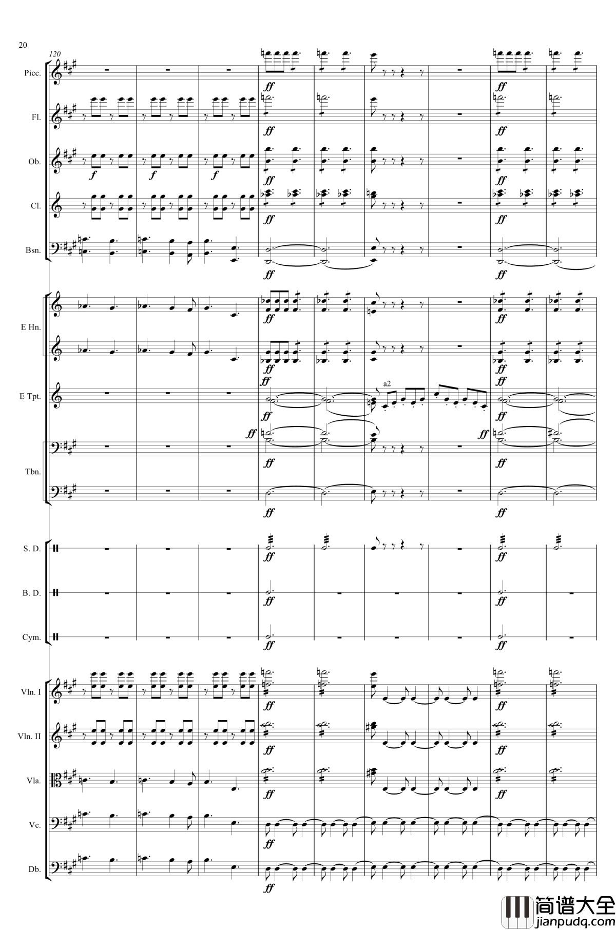 轻骑兵序曲钢琴谱_Franz_von_Suppe