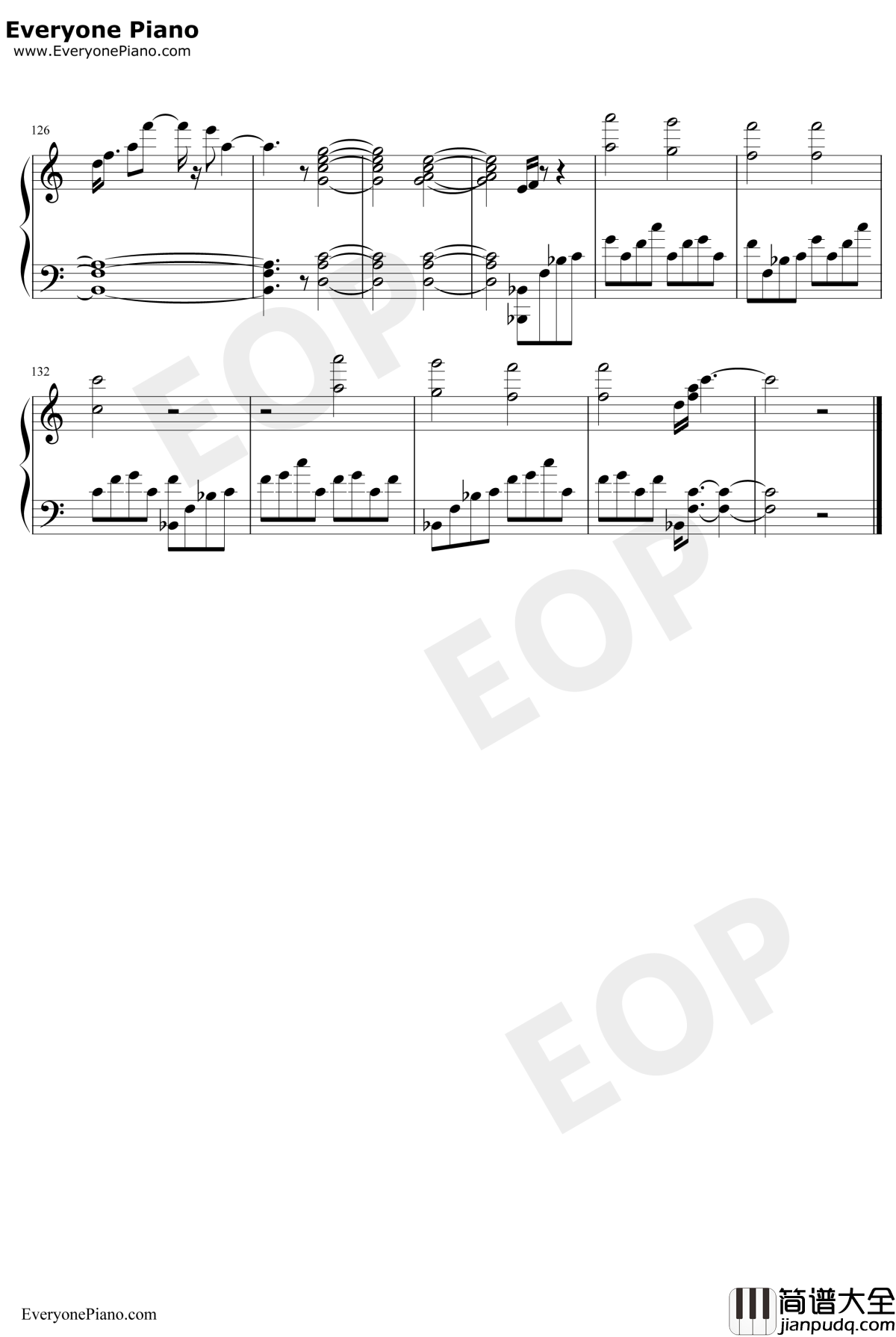 White_with_You钢琴谱_折户伸治_SummerPockets插曲