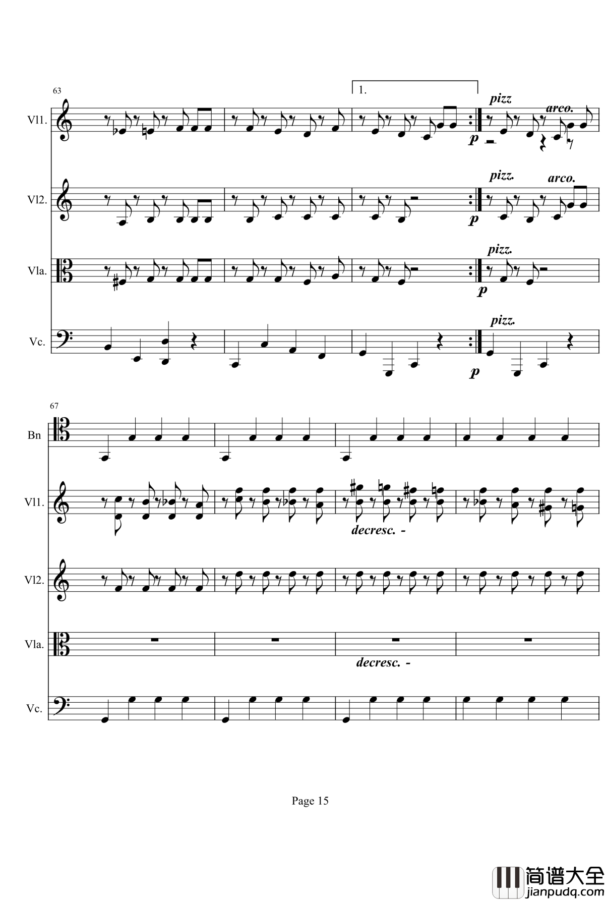 奏鸣曲之交响钢琴谱_第10首_Ⅱ_贝多芬_beethoven