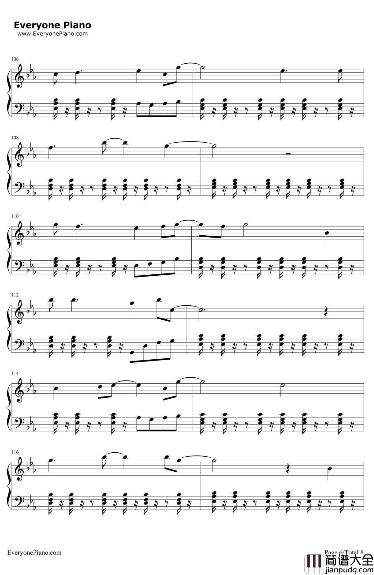 I_Remember_You钢琴谱_TomChaplin