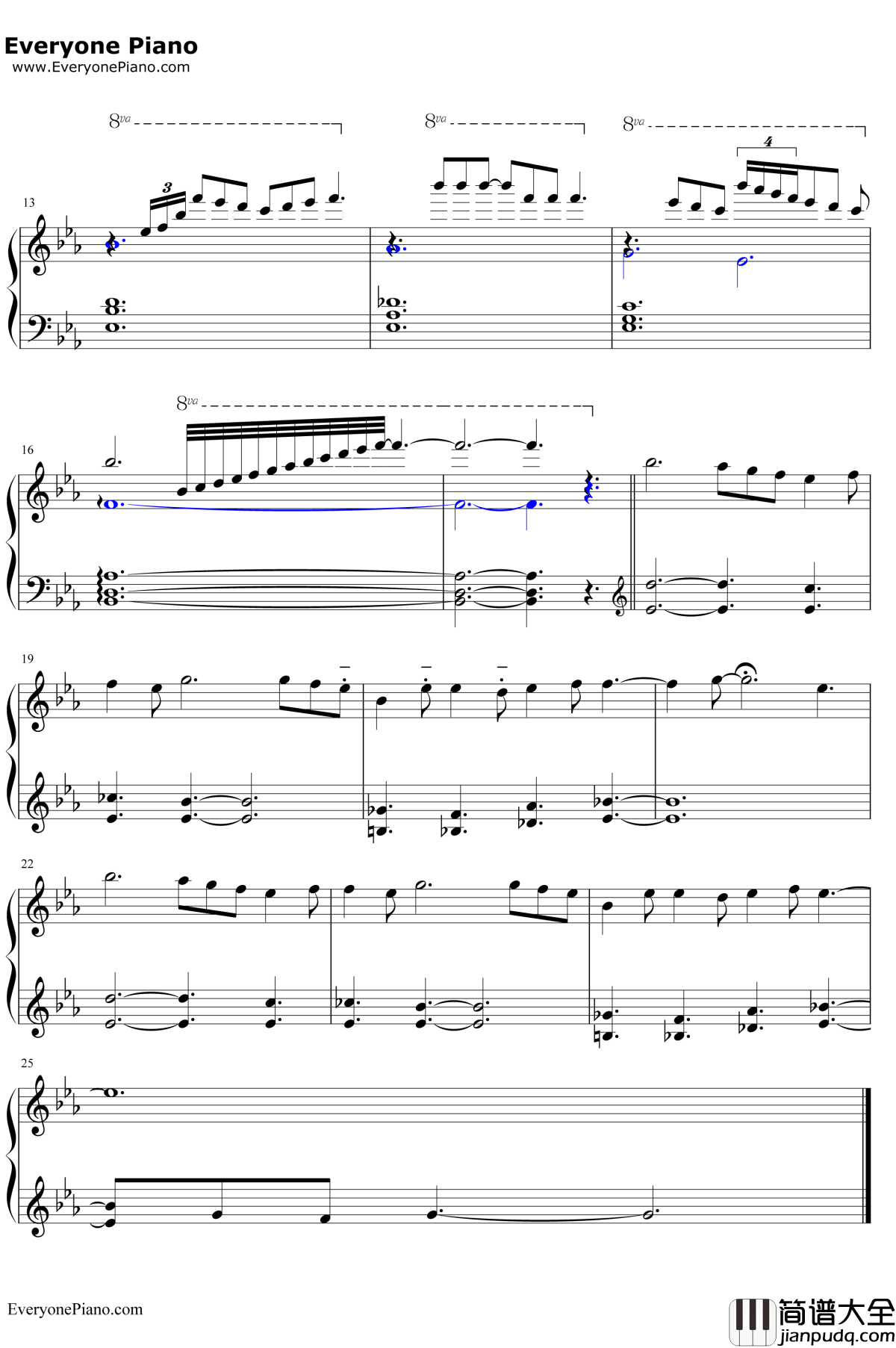 お砂糖ふたつ钢琴谱_PMMK_LittleBusters插曲