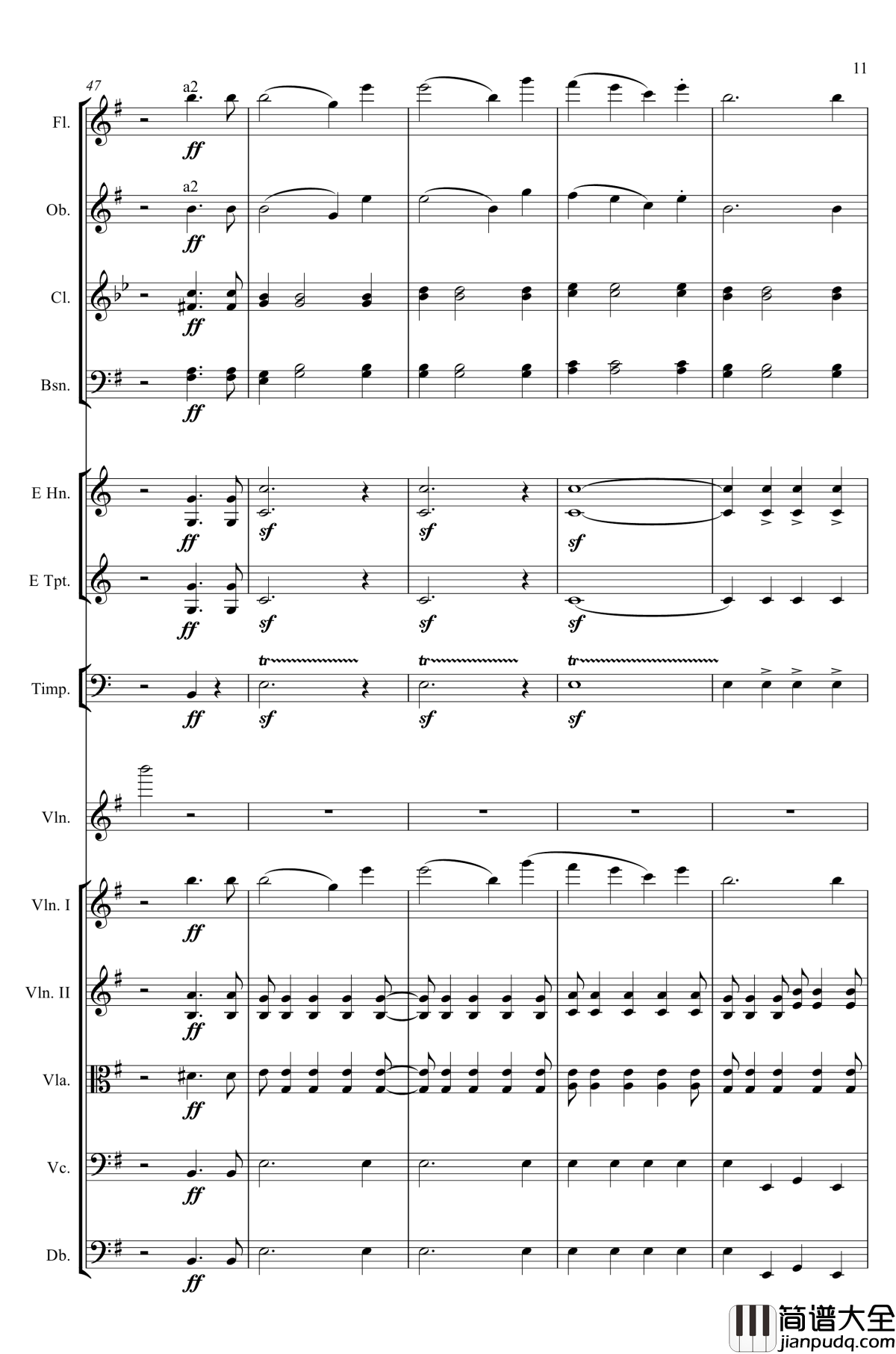 e小调小提琴协奏曲Op.64钢琴谱_第一乐章_门德尔松