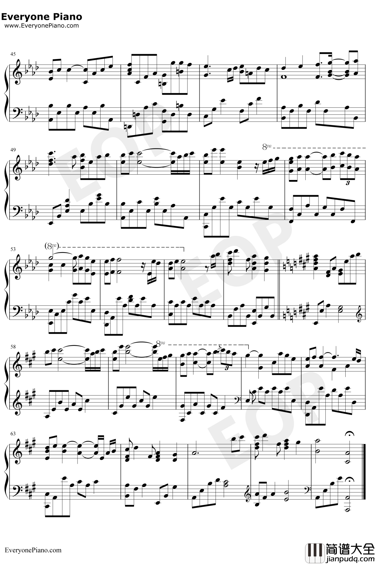 Kiss_The_Rain原版钢琴谱_李闰珉Yiruma