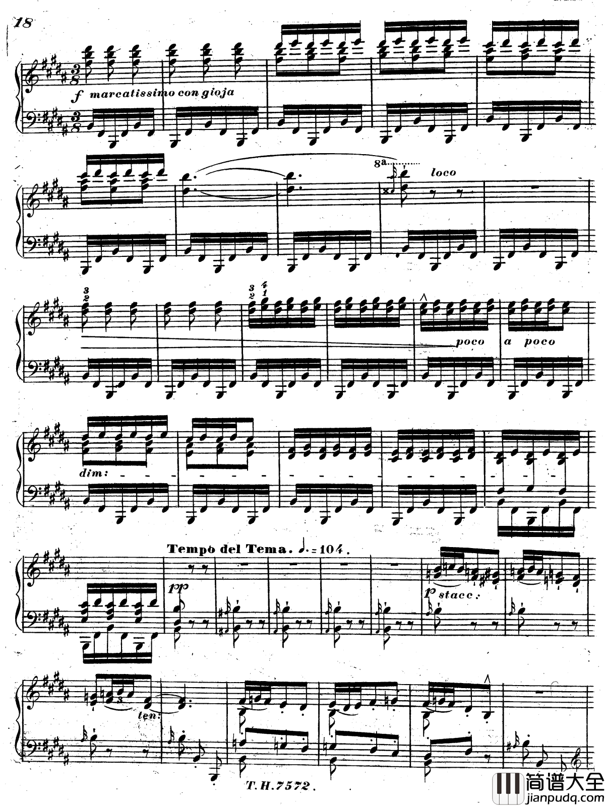 西班牙走私犯回旋曲S.252钢琴谱_李斯特