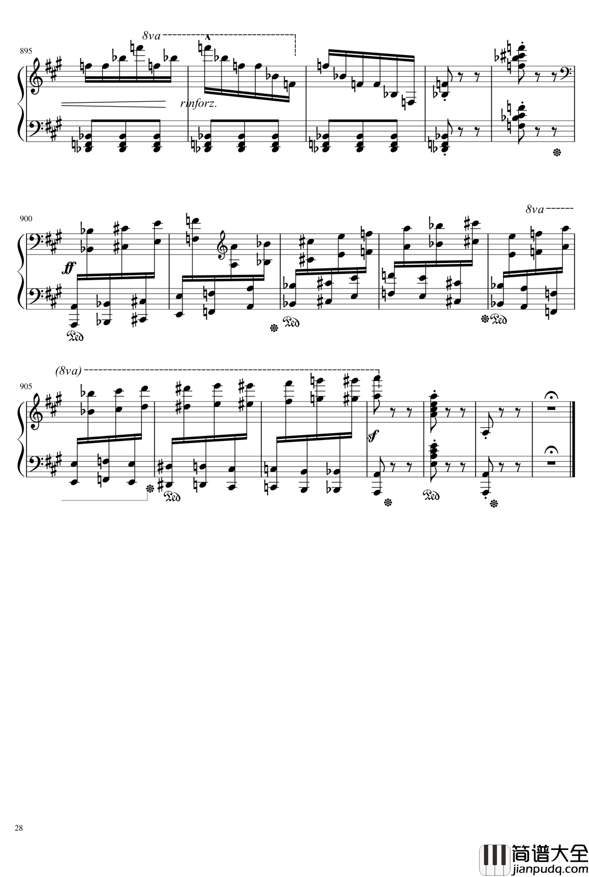 Mephisto_Waltz_No._1_S._514钢琴谱_李斯特