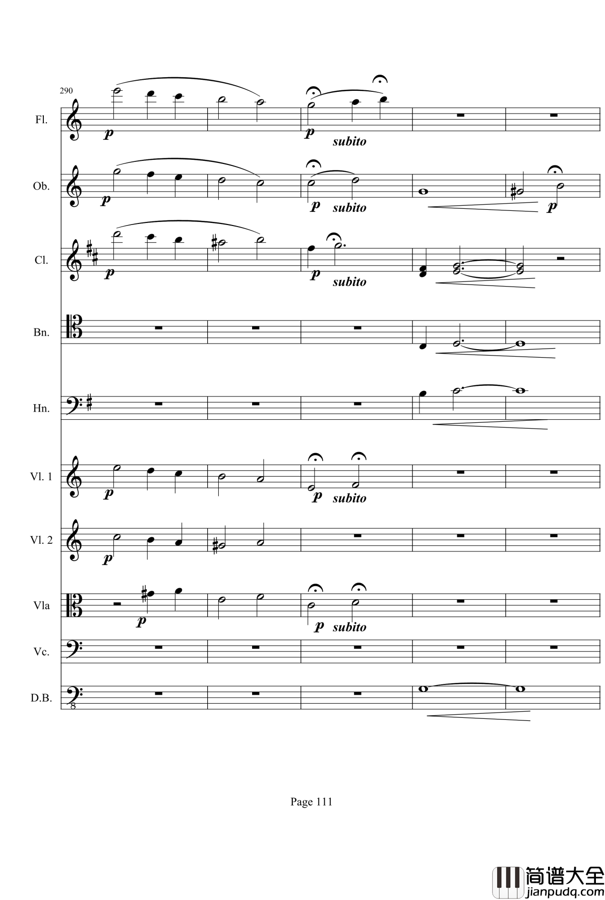奏鸣曲之交响钢琴谱_第21_Ⅰ_贝多芬_beethoven