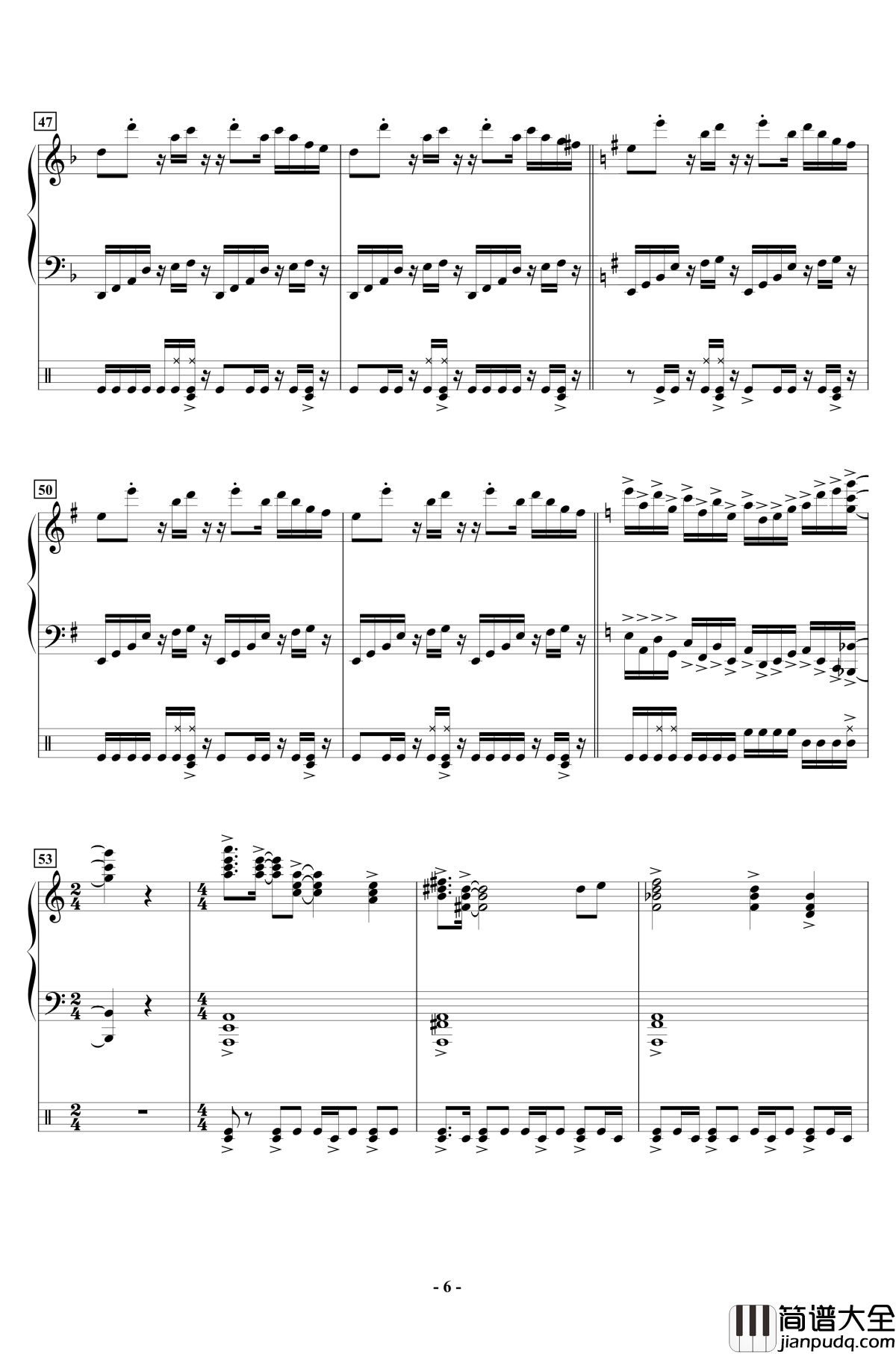 組曲の行方钢琴谱_H.B_STUDIO