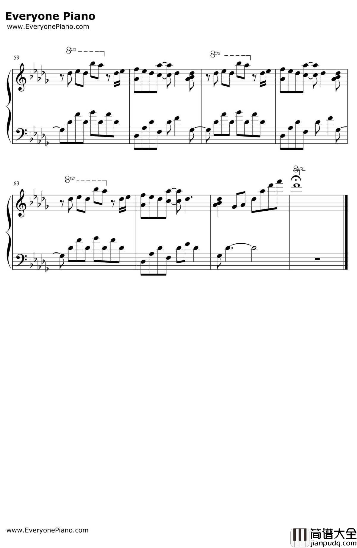 maybe钢琴谱_李闰珉_Yiruma