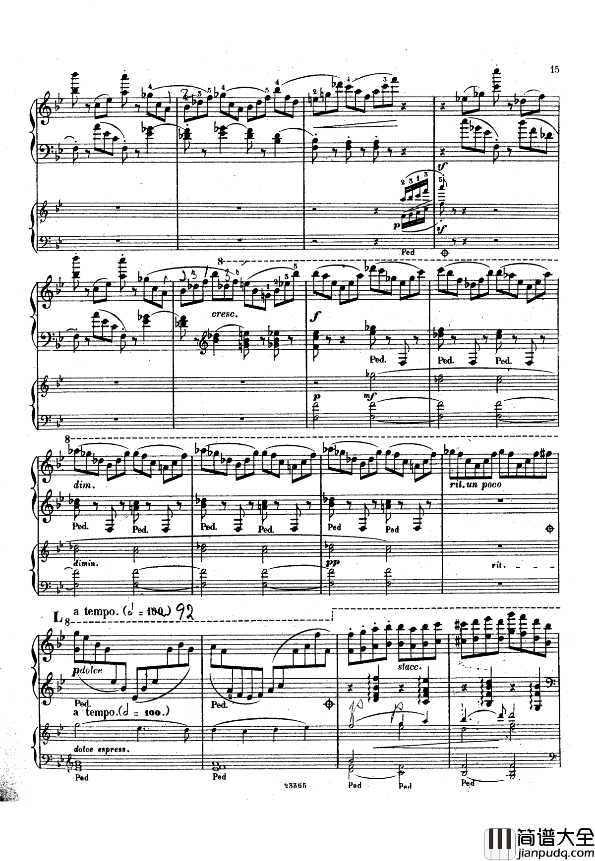 g小调钢琴协奏曲__Op.15钢琴谱_斯甘巴蒂