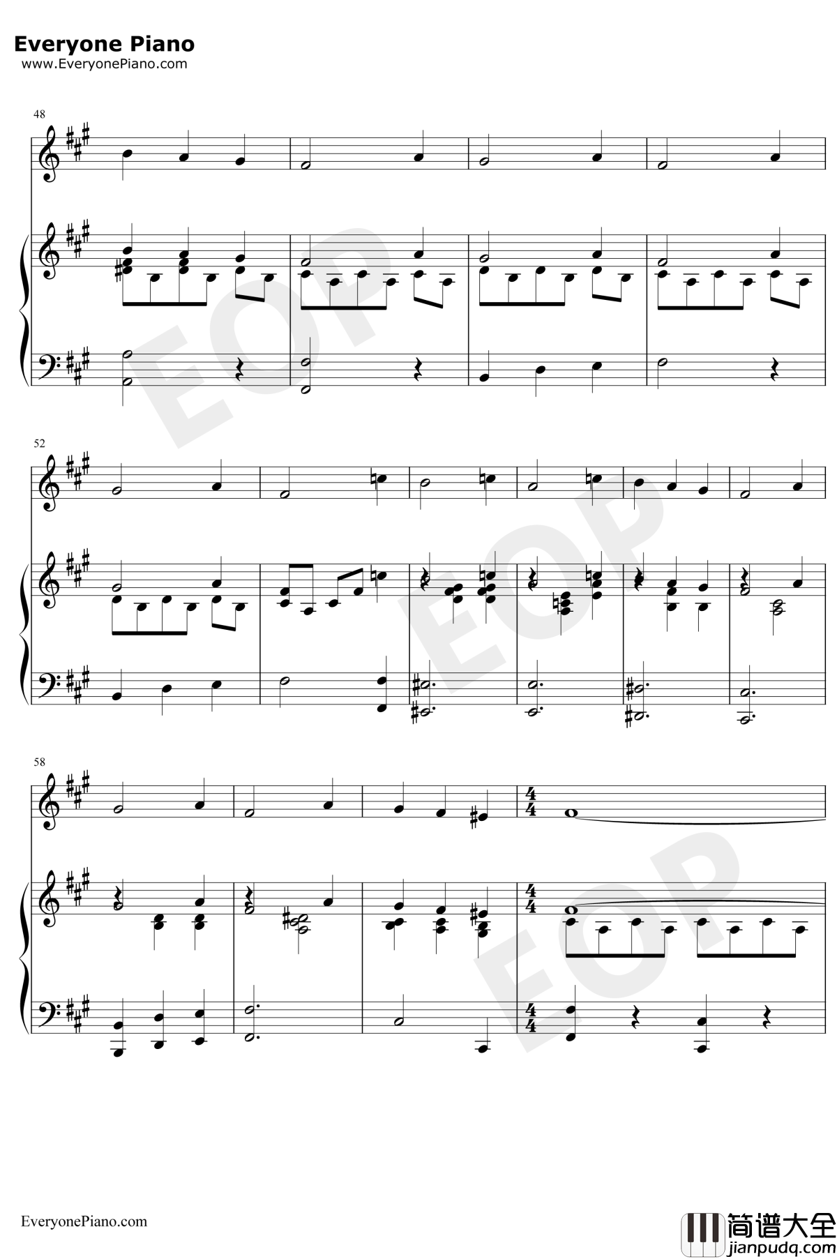 Jack's_Lament钢琴谱_DannyElfman_圣诞夜惊魂OST