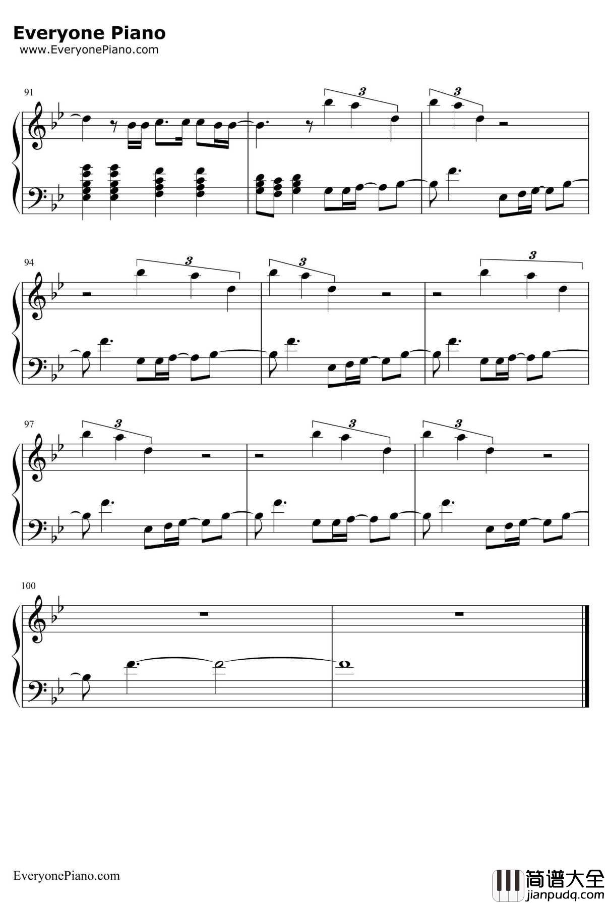 地球仪钢琴谱_松泽由美_圣斗士星矢冥王篇主题曲
