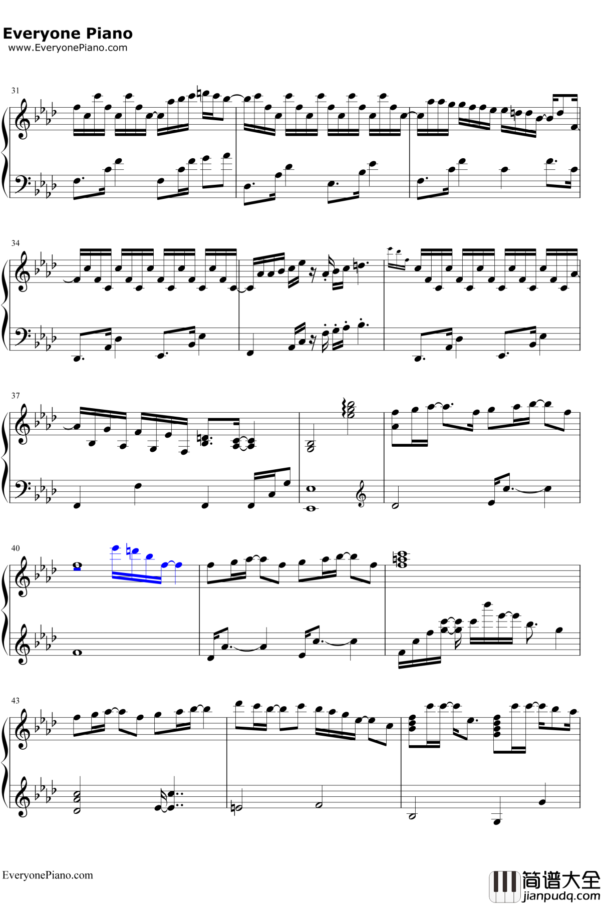 泪的声音钢琴谱__V.K克