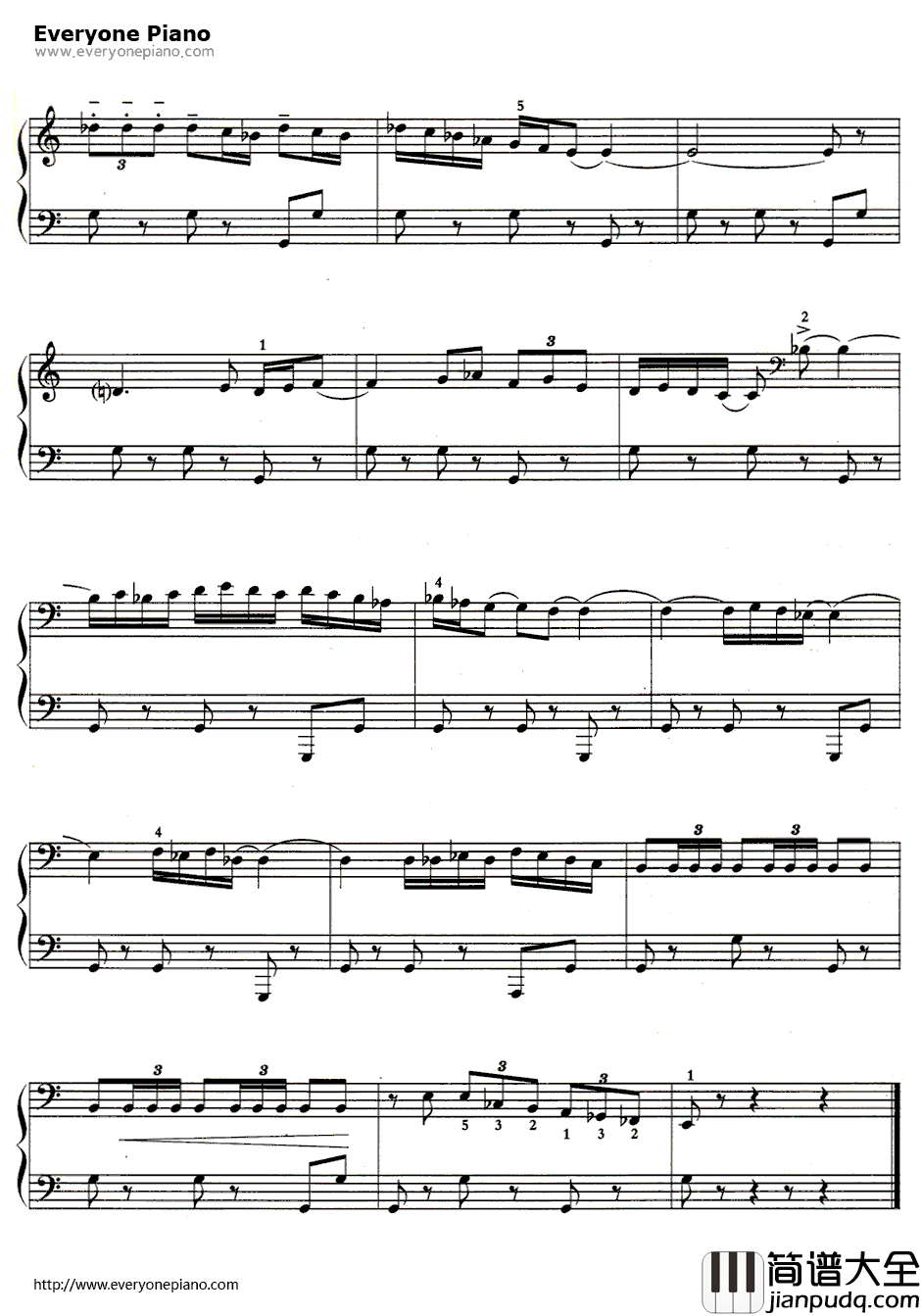 波莱罗(波莱罗舞曲)钢琴谱_莫里斯·拉威尔