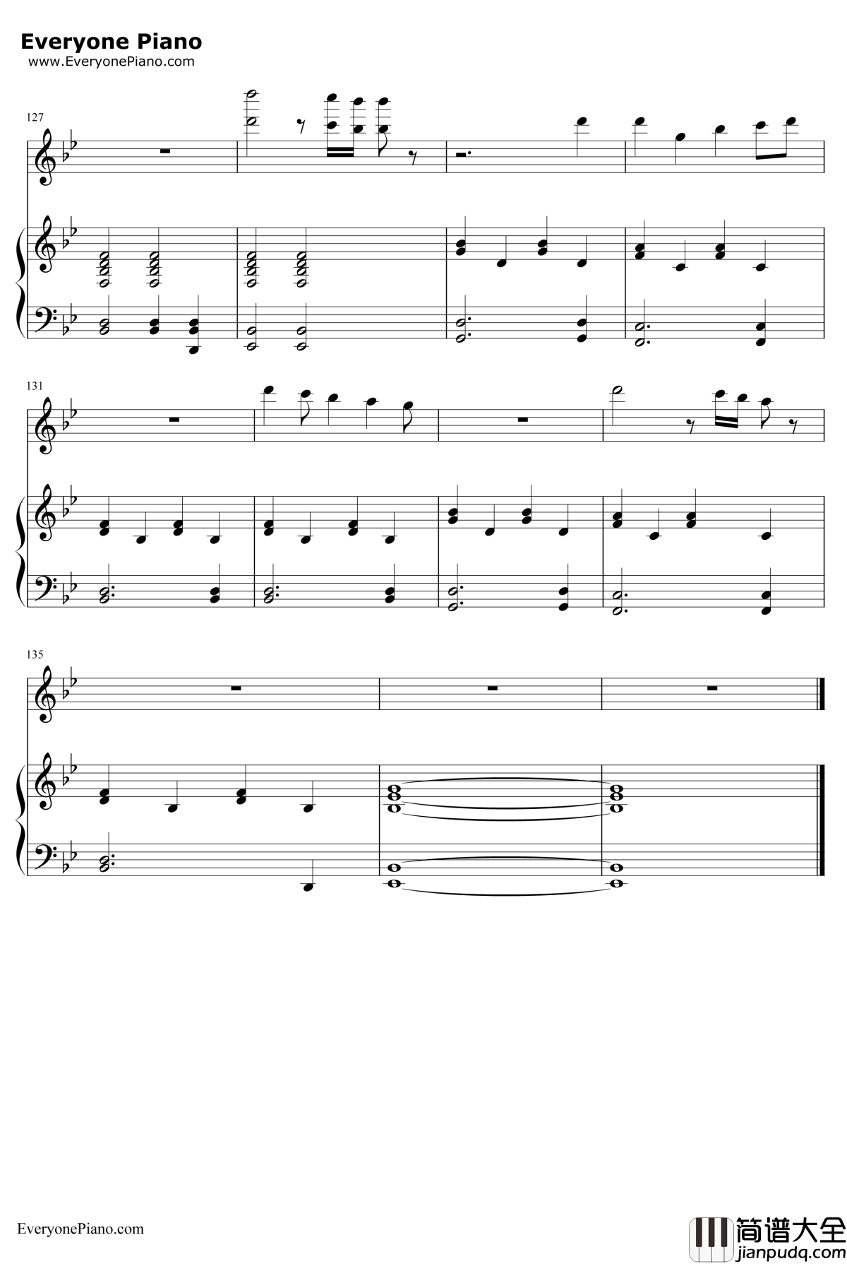 Praying钢琴谱_Kesha
