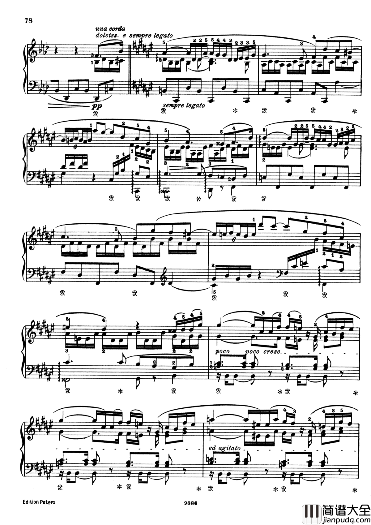 浮士德交响曲_S.108_第二乐章钢琴谱_李斯特